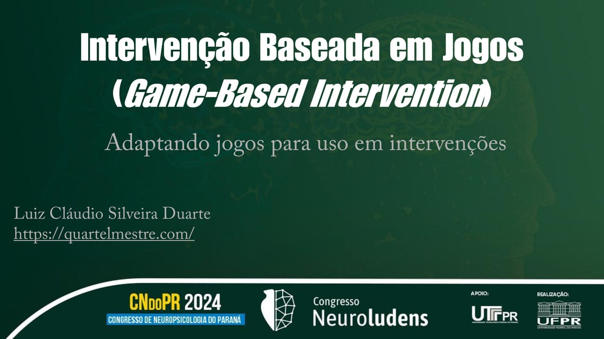 Intervenção Baseada em Jogos